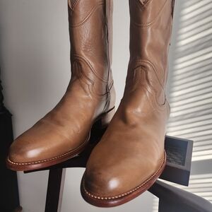 Tecovas Tan Leather Cowboy Boots